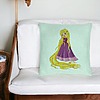 Perna Decorativa, Model Printesa Rochie Mov, 40x40 cm, Verde Menta, Husa Detasabila, Burduf 27 bsc0093 PhotoRoom 4