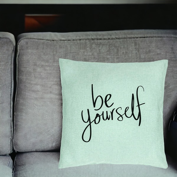 Perna Decorativa, Model Be Yourself, 40x40 cm, Verde Menta, Husa Detasabila, Burduf 17 bsc0103 PhotoRoom 1