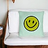Perna Decorativa, Model Smiley Face 2, 40x40 cm, Verde Menta, Husa Detasabila, Burduf 27 bsc0104 PhotoRoom 4