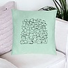 Perna Decorativa, Model Cat Life, 40x40 cm, Verde Menta, Husa Detasabila, Burduf 27 bsc0105 PhotoRoom 4