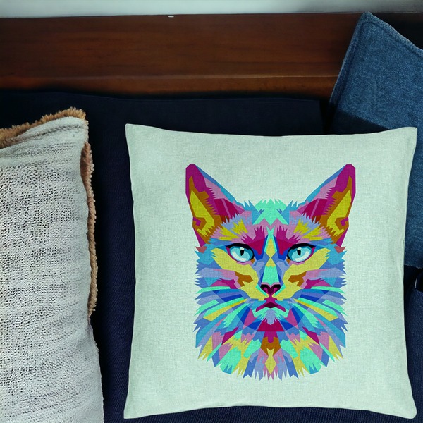Perna Decorativa, Model Contrast Cat, 40x40 cm, Verde Menta, Husa Detasabila, Burduf 17 bsc0116 PhotoRoom 1