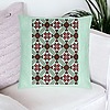 Perna Decorativa, Model cu Motive Romanesti 2, 40x40 cm, Verde Menta, Husa Detasabila, Burduf 23 bsc0119 PhotoRoom