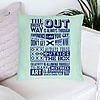Perna Decorativa, Model Classic Quotes, 40x40 cm, Verde Menta, Husa Detasabila, Burduf 23 bsc0123 PhotoRoom