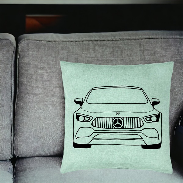 Perna Decorativa, Model Hey Mercedes, 40x40 cm, Verde Menta, Husa Detasabila, Burduf 17 bsc0125 PhotoRoom 1