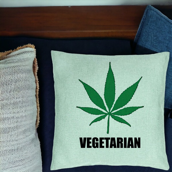 Perna Decorativa, Model Vegetarian, 40x40 cm, Verde Menta, Husa Detasabila, Burduf 17 bsc0221 PhotoRoom 1