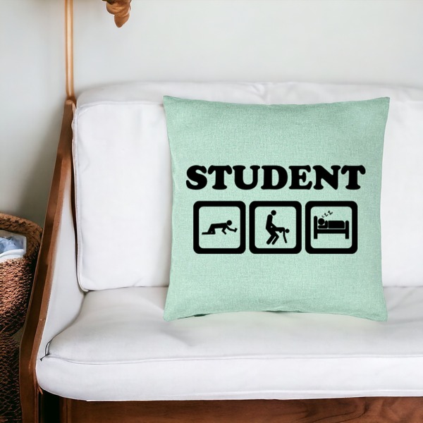 Perna Decorativa, Model Student, 40x40 cm, Verde Menta, Husa Detasabila, Burduf 20 bsc0224 PhotoRoom 4