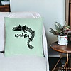 Perna Decorativa, Model Lup Dacic Romania, 40x40 cm, Verde Menta, Husa Detasabila, Burduf 26 bsc0226 PhotoRoom 3