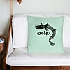Perna Decorativa, Model Lup Dacic Romania, 40x40 cm, Verde Menta, Husa Detasabila, Burduf 27 bsc0226 PhotoRoom 4