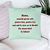 Perna Decorativa, Model Pentru Mama Te iubesc 3, 40x40 cm, Verde Menta, Husa Detasabila, Burduf 23 bsc0233 PhotoRoom