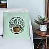 Perna Decorativa, Model Coffe Lover, 40x40 cm, Verde Menta, Husa Detasabila, Burduf 26 bsc0238 PhotoRoom 3