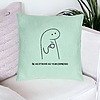Perna Decorativa, Model Be As Strong As Your Espresso, 40x40 cm, Verde Menta, Husa Detasabila, Burduf 23 bsc0240 PhotoRoom