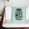 Perna Decorativa, Model Home is Where WIFI Connects Automatically, 40x40 cm, Verde Menta, Husa Detasabila, Burduf 27 bsc0241 PhotoRoom 4
