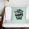 Perna Decorativa, Model Everything You can Imagine is Real, 40x40 cm, Verde Menta, Husa Detasabila, Burduf 27 bsc0242 PhotoRoom 4