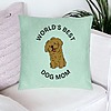 Perna Decorativa, Model World's Best Dog Mom, 40x40 cm, Verde Menta, Husa Detasabila, Burduf 27 bsc0244 PhotoRoom 4