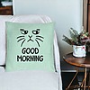 Perna Decorativa, Model Good Morning, 40x40 cm, Verde Menta, Husa Detasabila, Burduf 26 bsc0246 PhotoRoom 3