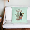 Perna Decorativa, Model Best Friends, 40x40 cm, Verde Menta, Husa Detasabila, Burduf 27 bsc0248 PhotoRoom 4