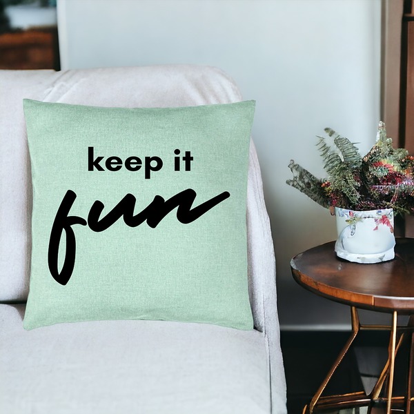 Perna Decorativa, Model Keep it Fun, 40x40 cm, Verde Menta, Husa Detasabila, Burduf 19 bsc0254 PhotoRoom 3