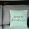 Perna Decorativa, Model All we need is Love, 40x40 cm, Verde Menta, Husa Detasabila, Burduf 25 bsc0255 PhotoRoom 2