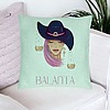Perna Decorativa, Model Zodia Balanta, 40x40 cm, Verde Menta, Husa Detasabila, Burduf 23 bsc0265 PhotoRoom
