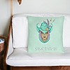 Perna Decorativa, Model Zodia Sagetator, 40x40 cm, Verde Menta, Husa Detasabila, Burduf 27 bsc0267 PhotoRoom 4