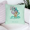 Perna Decorativa, Model Zodia Pesti, 40x40 cm, Verde Menta, Husa Detasabila, Burduf 23 bsc0270 PhotoRoom
