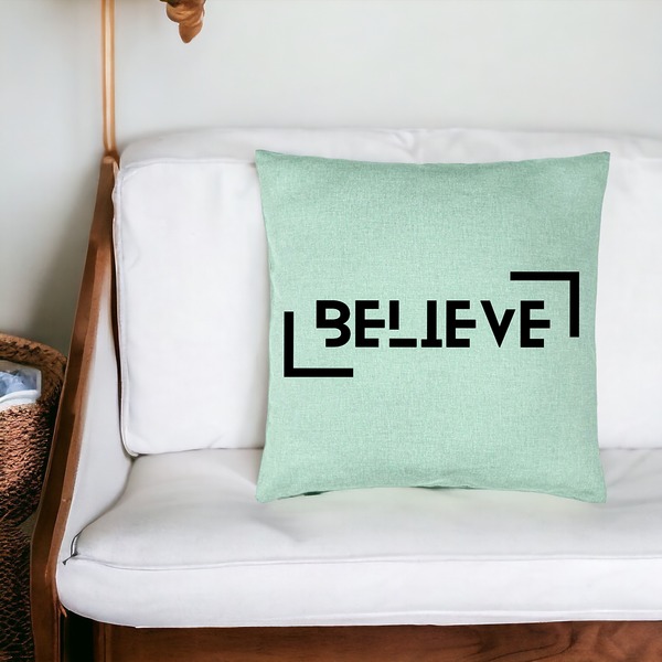 Perna Decorativa, Model Believe, 40x40 cm, Verde Menta, Husa Detasabila, Burduf 20 bsc0272 PhotoRoom 4