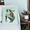 Perna Decorativa, Model Super Mom Girl, 40x40 cm, Verde Menta, Husa Detasabila, Burduf 24 bsc0280 PhotoRoom 1
