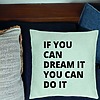 Perna Decorativa, Model If You can dream it You can do it, 40x40 cm, Verde Menta, Husa Detasabila, Burduf 24 bsc0282 PhotoRoom 1
