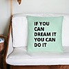 Perna Decorativa, Model If You can dream it You can do it, 40x40 cm, Verde Menta, Husa Detasabila, Burduf 27 bsc0282 PhotoRoom 4