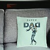 Perna Decorativa, Model Super Dad, 40x40 cm, Verde Menta, Husa Detasabila, Burduf 25 bsc0288 PhotoRoom 2