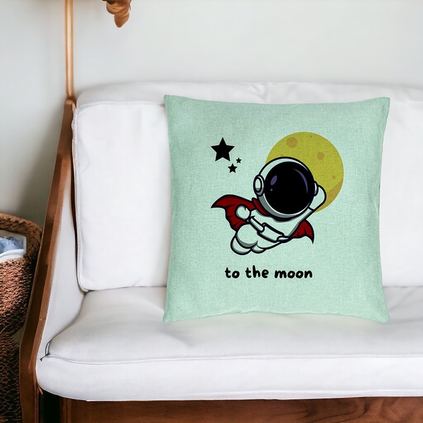 Perna Decorativa, Model To the Moon, 40x40 cm, Verde Menta, Husa Detasabila, Burduf 20 bsc0291 PhotoRoom 4