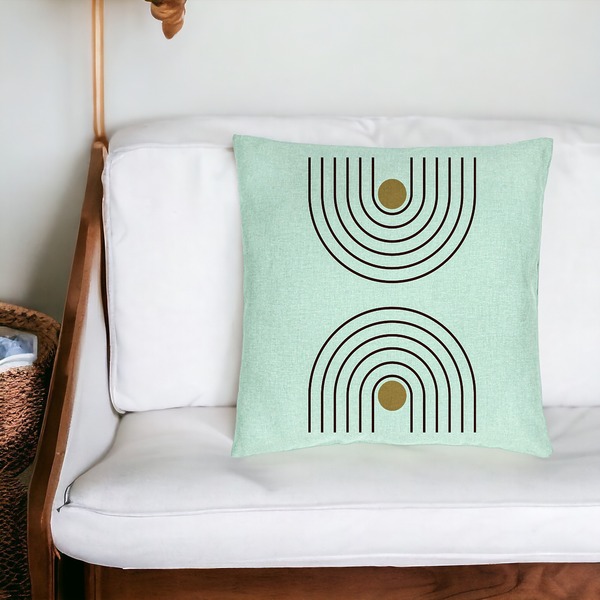 Perna Decorativa, Model Abstract Lines, 40x40 cm, Verde Menta, Husa Detasabila, Burduf 20 bsc0299 PhotoRoom 4