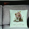 Perna Decorativa, Model Home Sweet Home 1, 40x40 cm, Verde Menta, Husa Detasabila, Burduf 27 bsc0300 PhotoRoom 4
