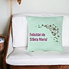 Perna Decorativa, Model Felicitari de Sfanta Maria, 40x40 cm, Verde Menta, Husa Detasabila, Burduf 23 bsc0304 PhotoRoom 4