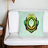 Perna Decorativa, Model Abstract, Multicolor, 40x40 cm, Verde Menta, Husa Detasabila, Burduf 26 bsc0318 PhotoRoom 3