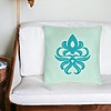 Perna Decorativa, Model Abstract ART, 40x40 cm, Verde Menta, Husa Detasabila, Burduf 24 bsc0319 PhotoRoom 1