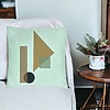 Perna Decorativa, Model Forme Geometrice 1, Multicolor, 40x40 cm, Verde Menta, Husa Detasabila, Burduf 26 bsc0321 PhotoRoom 3
