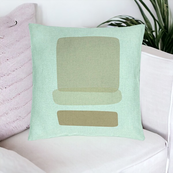 Perna Decorativa, Model Abstracta 12, 40x40 cm, Verde Menta, Husa Detasabila, Burduf 15 bsc0323 PhotoRoom 1