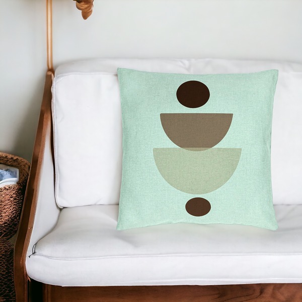 Perna Decorativa, Model cu Model Abstract Creativ 2, 40x40 cm, Verde Menta, Husa Detasabila, Burduf 20 bsc0324 PhotoRoom 4
