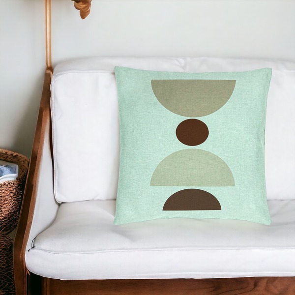 Perna Decorativa, Model cu Model Abstract Creativ 4, 40x40 cm, Verde Menta, Husa Detasabila, Burduf 19 bsc0326 PhotoRoom 3