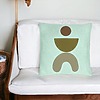 Perna Decorativa, Model Abstract Creativ 7, 40x40 cm, Verde Menta, Husa Detasabila, Burduf 24 bsc0330 PhotoRoom 1 1