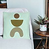 Perna Decorativa, Model Abstract Creativ 7, 40x40 cm, Verde Menta, Husa Detasabila, Burduf 25 bsc0330 PhotoRoom 2 1
