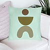 Perna Decorativa, Model Abstract Creativ 7, 40x40 cm, Verde Menta, Husa Detasabila, Burduf 23 bsc0330 PhotoRoom 5
