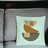 Perna Decorativa, Model Abstract Creativ 8, 40x40 cm, Verde Menta, Husa Detasabila, Burduf 26 bsc0332 PhotoRoom 3