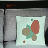 Perna Decorativa, Model Abstracta 10, 40x40 cm, Verde Menta, Husa Detasabila, Burduf 27 bsc0333 PhotoRoom 4