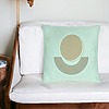 Perna Decorativa, Model Abstracta 7, 40x40 cm, Verde Menta, Husa Detasabila, Burduf 25 bsc0335 PhotoRoom 2