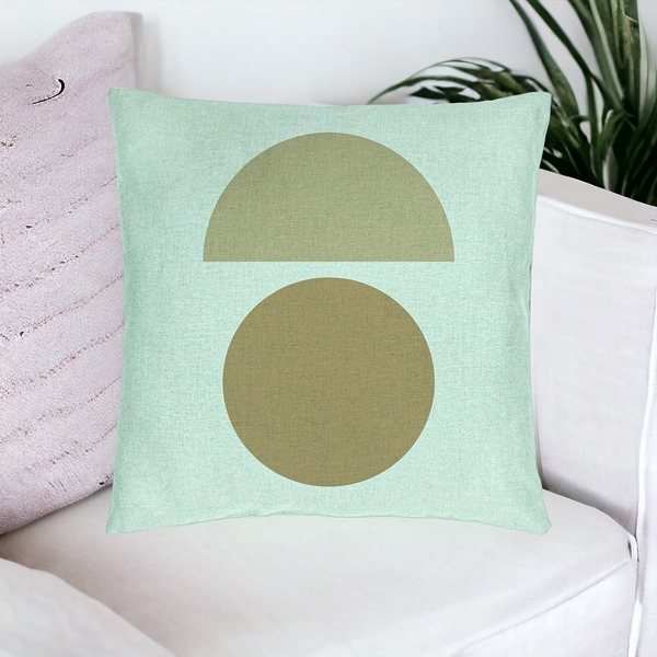 Perna Decorativa, Model Abstract Creativ 9, 40x40 cm, Verde Menta, Husa Detasabila, Burduf 17 bsc0336 PhotoRoom 1