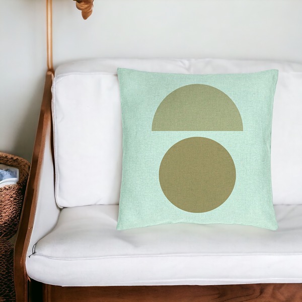 Perna Decorativa, Model Abstract Creativ 9, 40x40 cm, Verde Menta, Husa Detasabila, Burduf 18 bsc0336 PhotoRoom 2