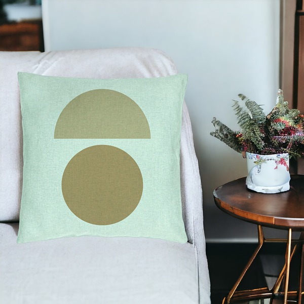 Perna Decorativa, Model Abstract Creativ 9, 40x40 cm, Verde Menta, Husa Detasabila, Burduf 19 bsc0336 PhotoRoom 3