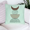 Perna Decorativa, Model Abstract Creativ 10, 40x40 cm, Verde Menta, Husa Detasabila, Burduf 24 bsc0337 PhotoRoom 1